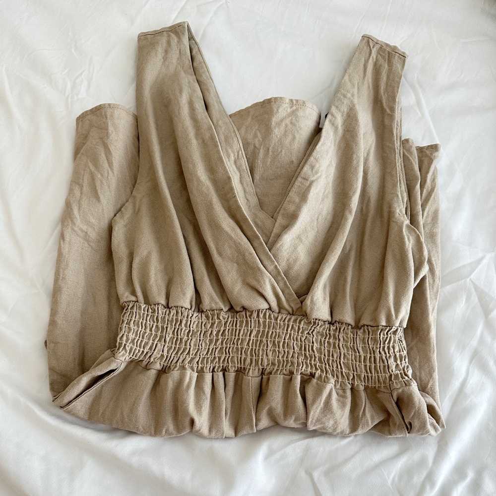 Summer romper with pockets